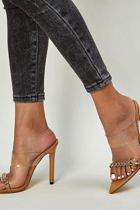 Stiletto High Heels Sandals.