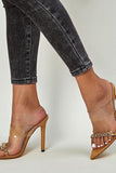 Stiletto High Heels Sandals.