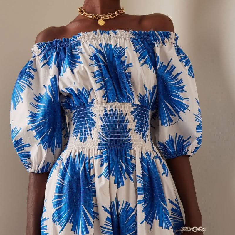Long summer beachwear casual dress - Image 4
