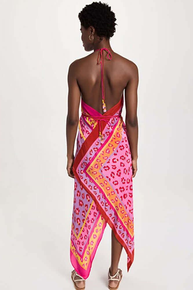 Bodycon one piece pink dress - Image 4