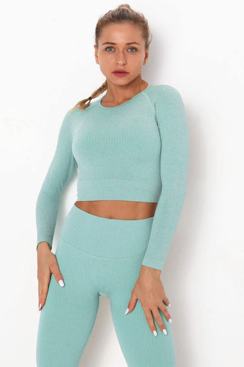 Turquoise Yoga Set.