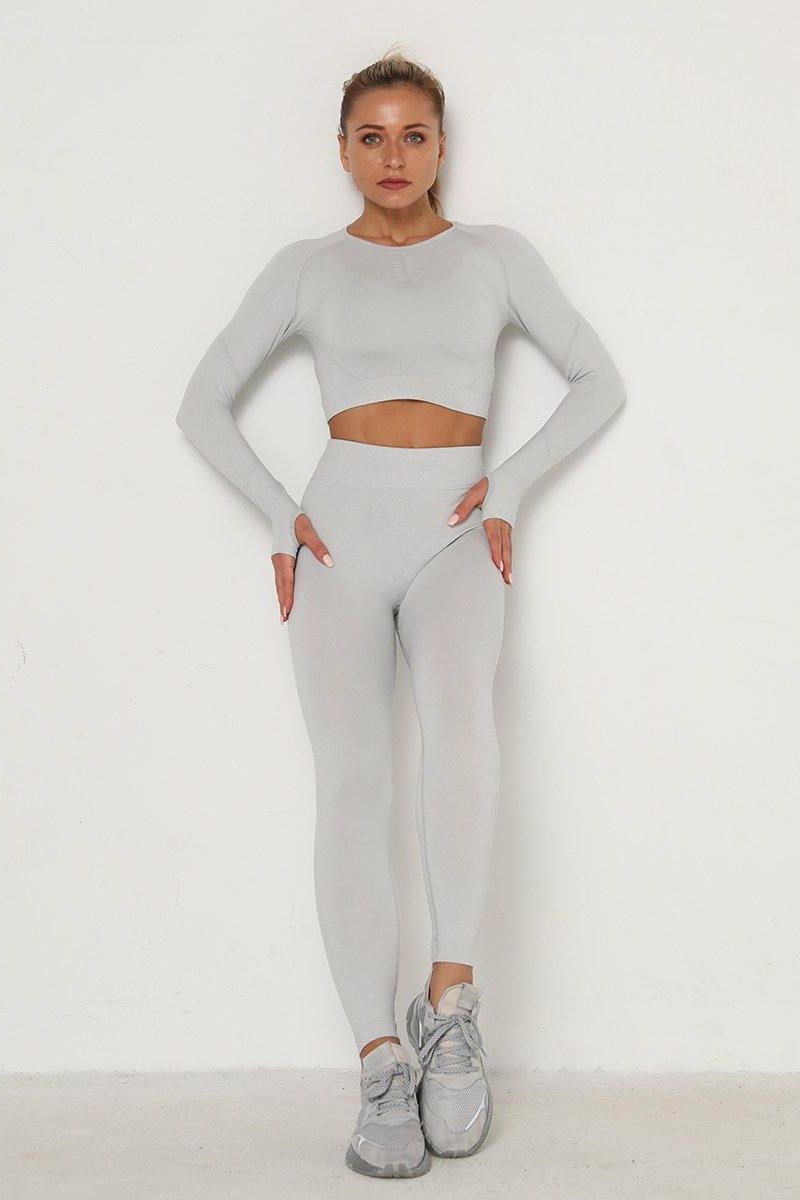 Fashion Gray Yoga set.