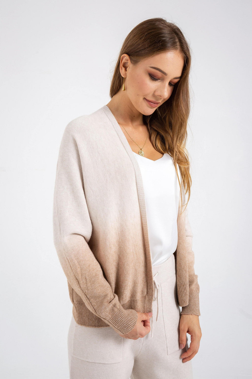 Dip Dye Knitted Sweater - The Woman Concept