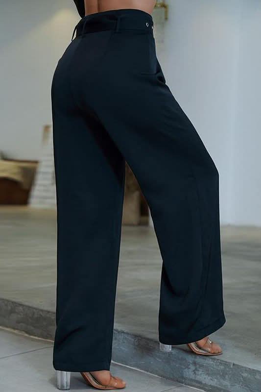 High Waist Belt Pants.