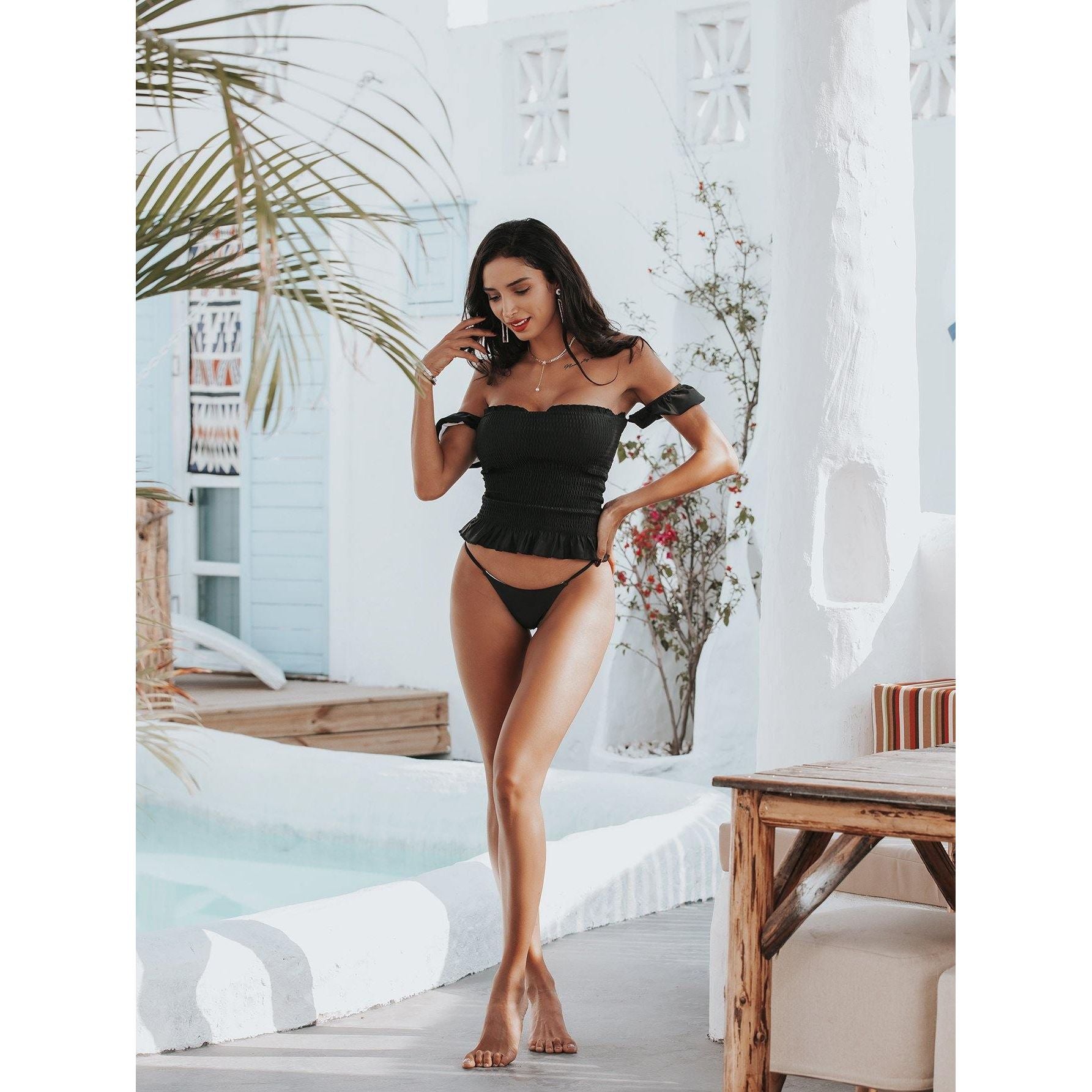 Hollow out Swim Wear - The Woman Concept