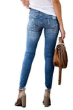 Mid Waist Stretch Jeans - The Woman Concept