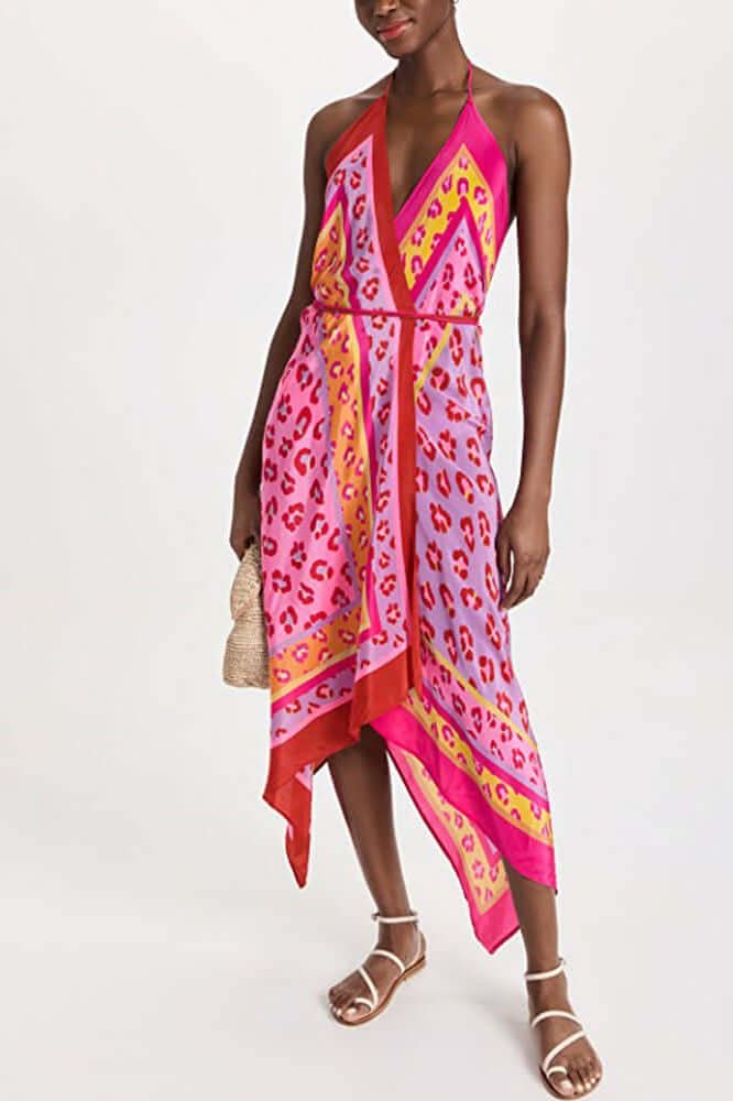 Bodycon one piece pink dress - Image 7