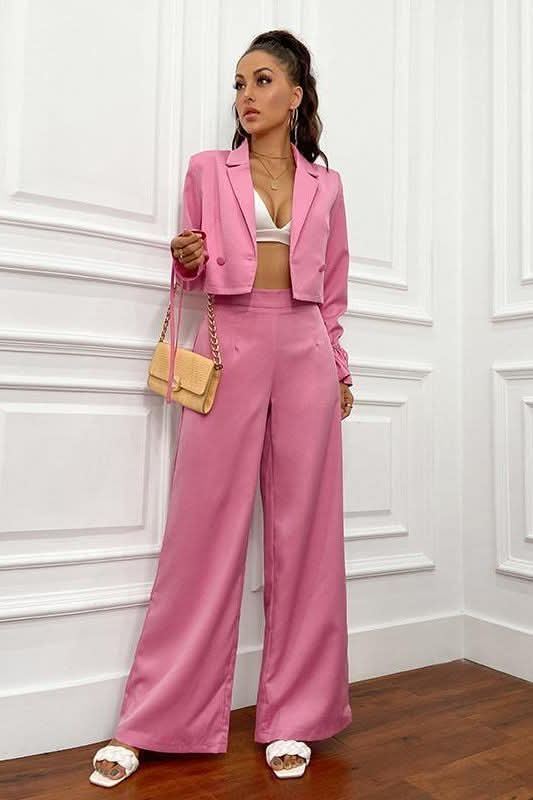 High Waist Wide Leg Pants.