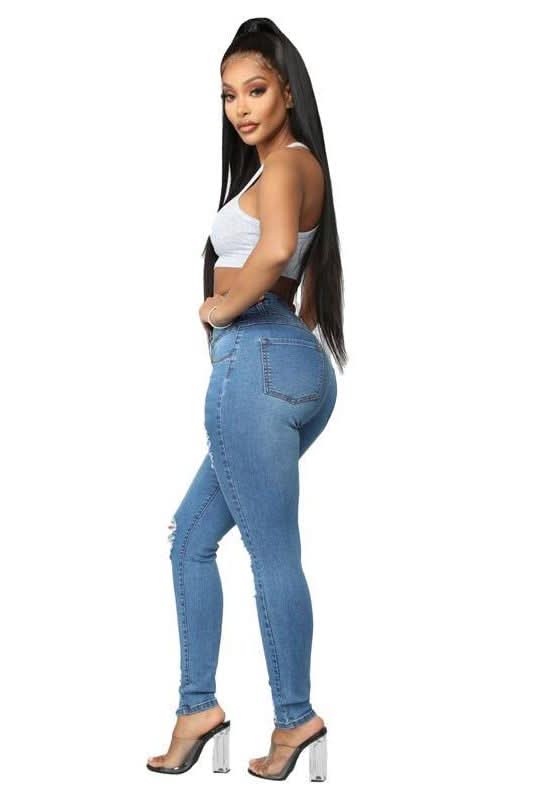 High Waist Stretch Jeans - The Woman Concept