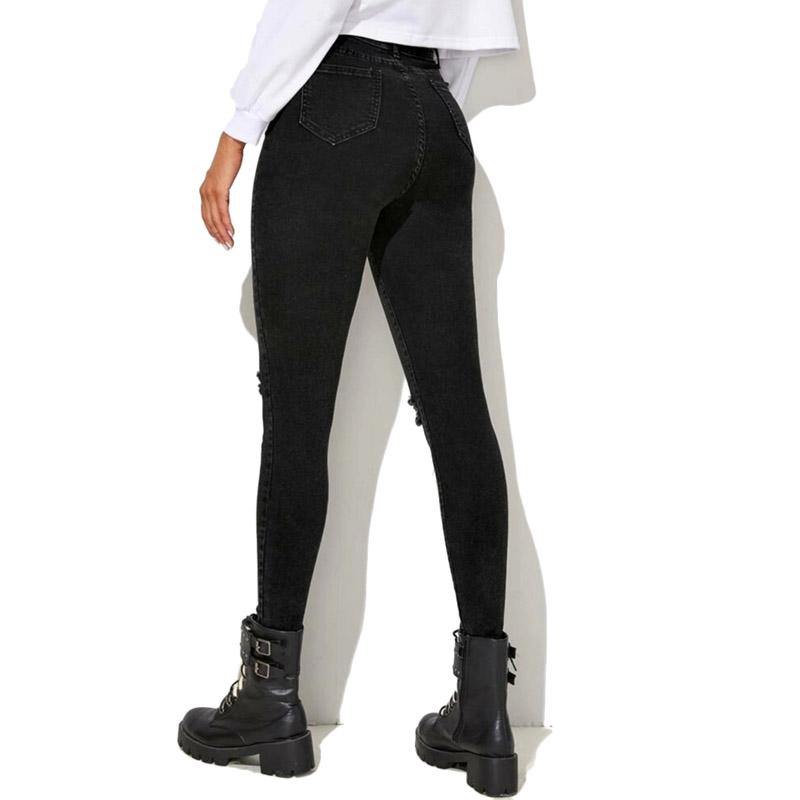 High Waist Skinny Jeans - The Woman Concept