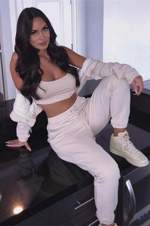 hoodie two piece set embroidered.