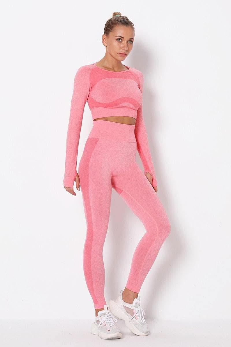 pink yoga Set.