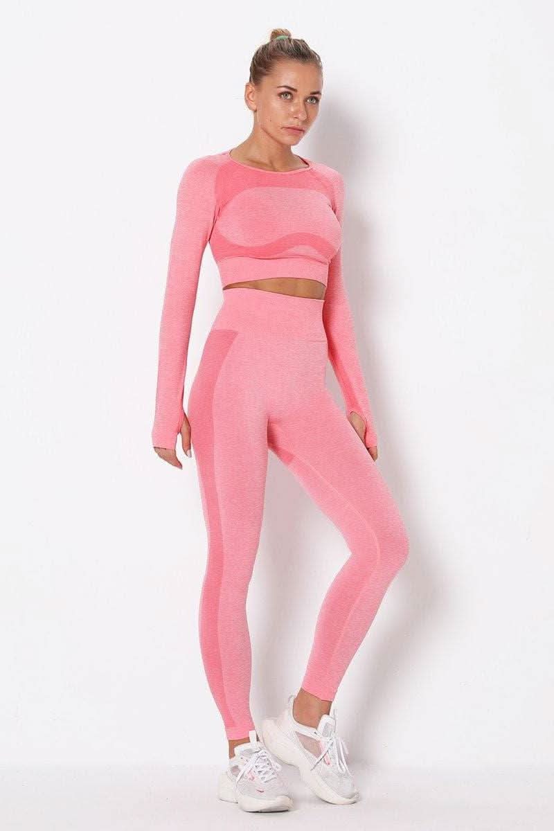 pink yoga Set.