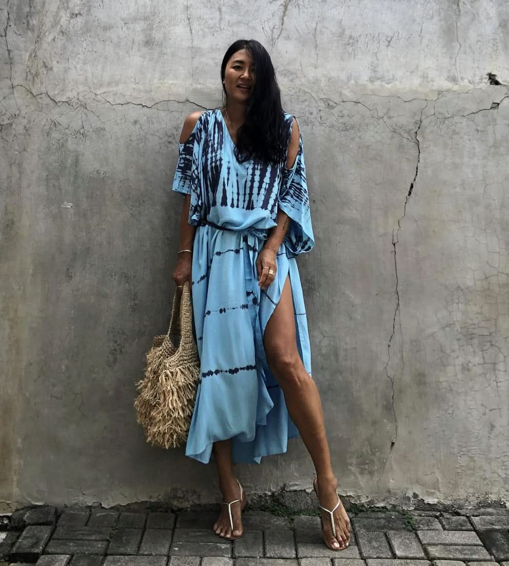 Long loose beach dress - Image 5