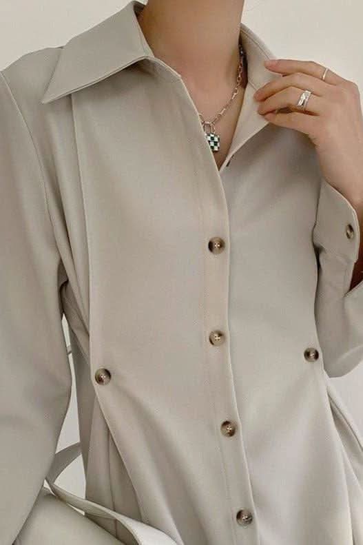 Shawl two-piece suit dress - Image 5