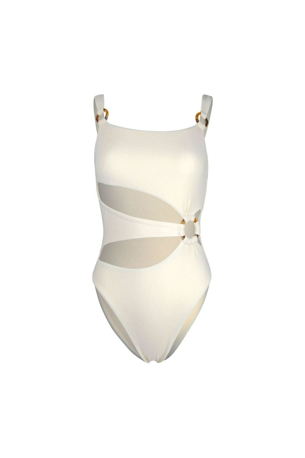One-piece ring connection hollow swimsuit - Image 6