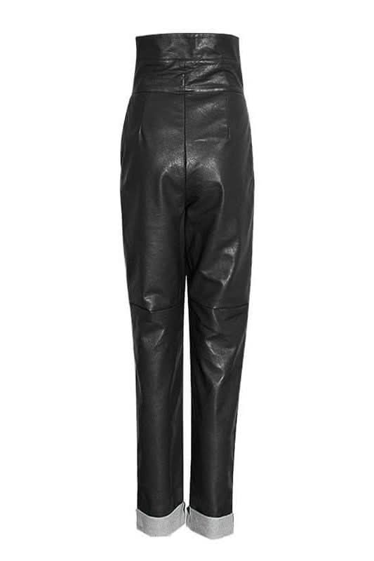 Waist all-match long straight harem pants - Image 4
