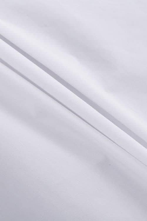 Cropped navel short white shirt - Image 5