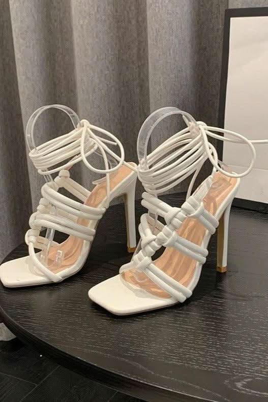 American woven hollow stiletto Roman sandals - Image 4