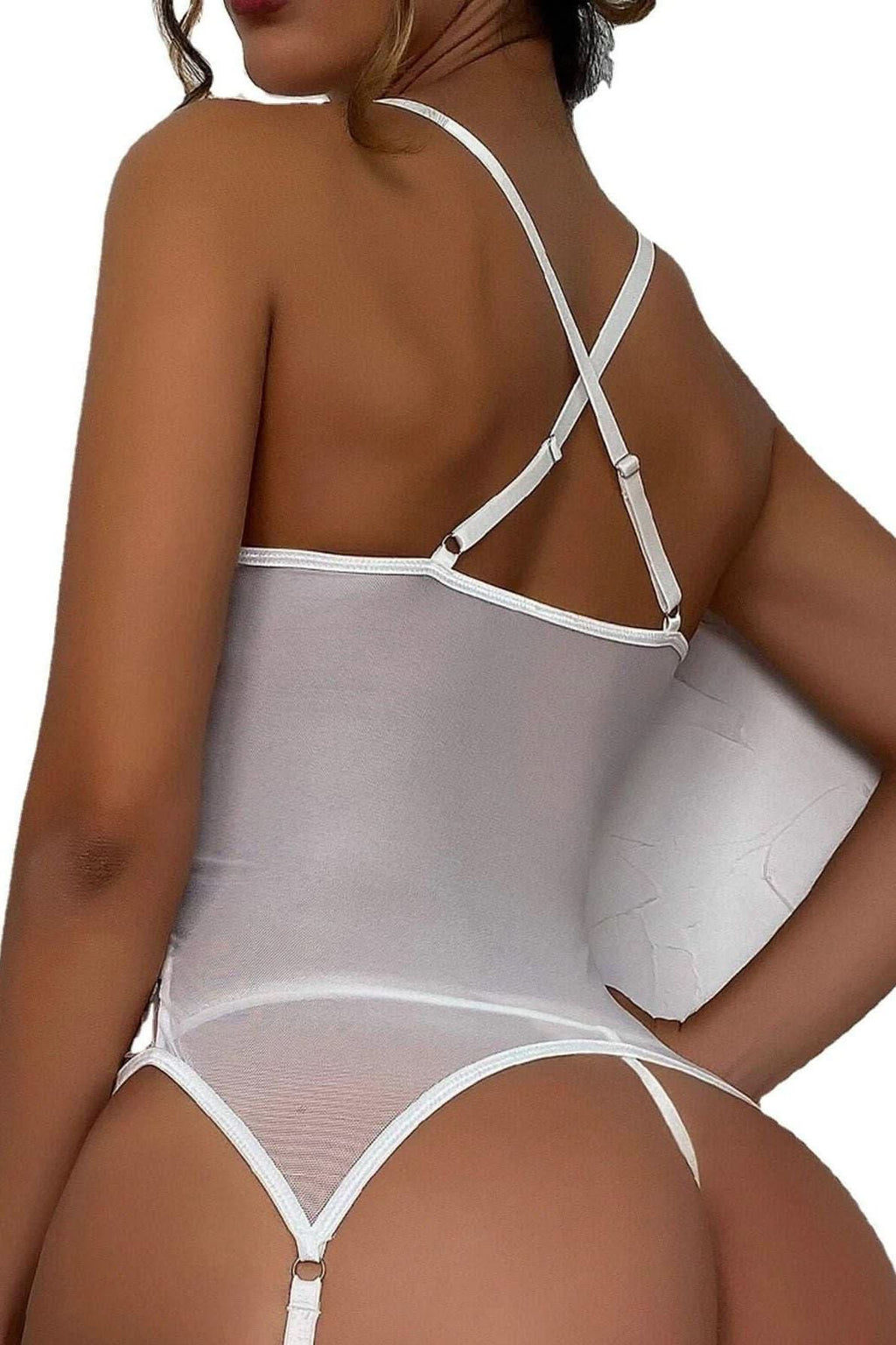 Lace hollow one-piece intimate - Image 5