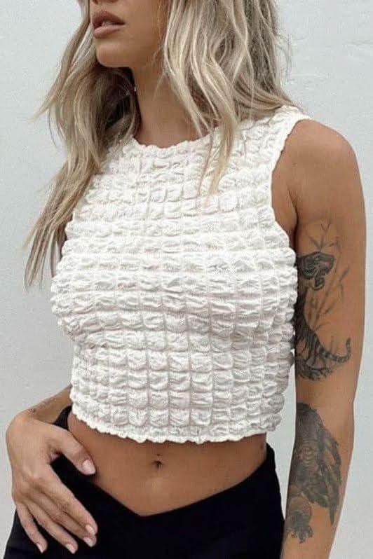 Bubble lattice top.
