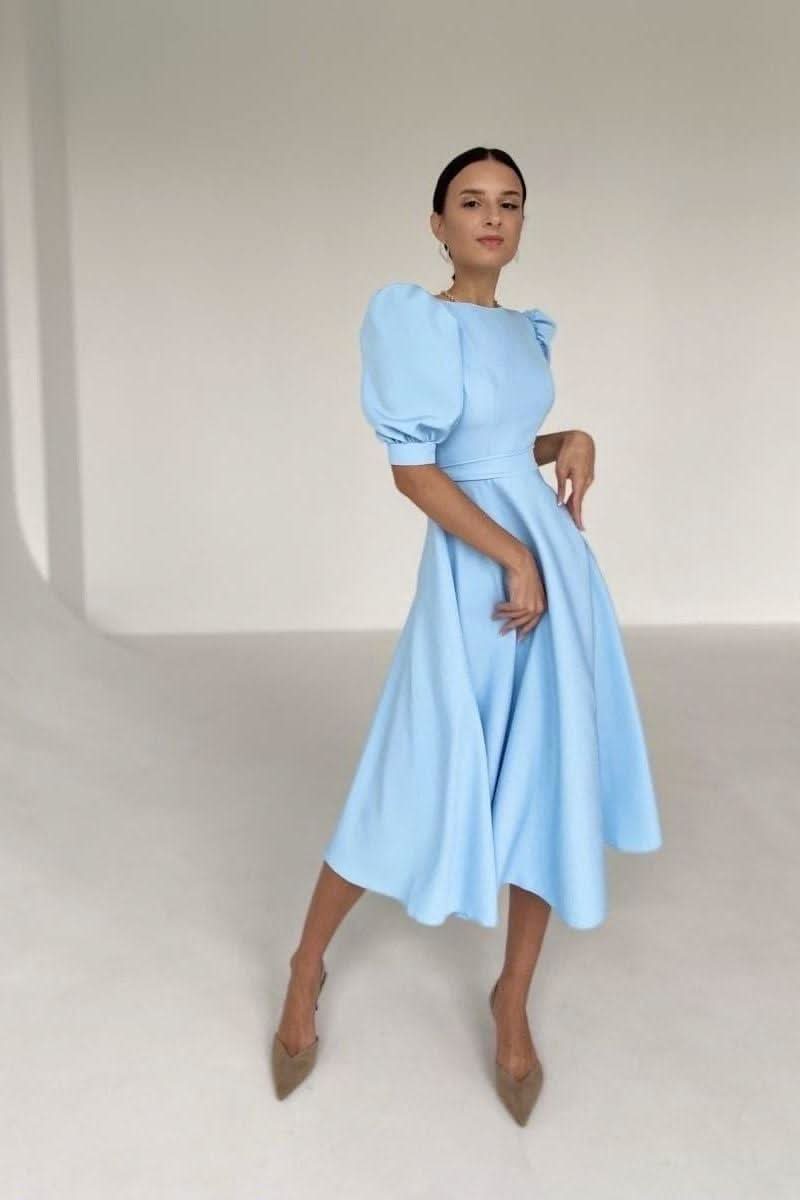 Backless high waist midi dress - Image 9