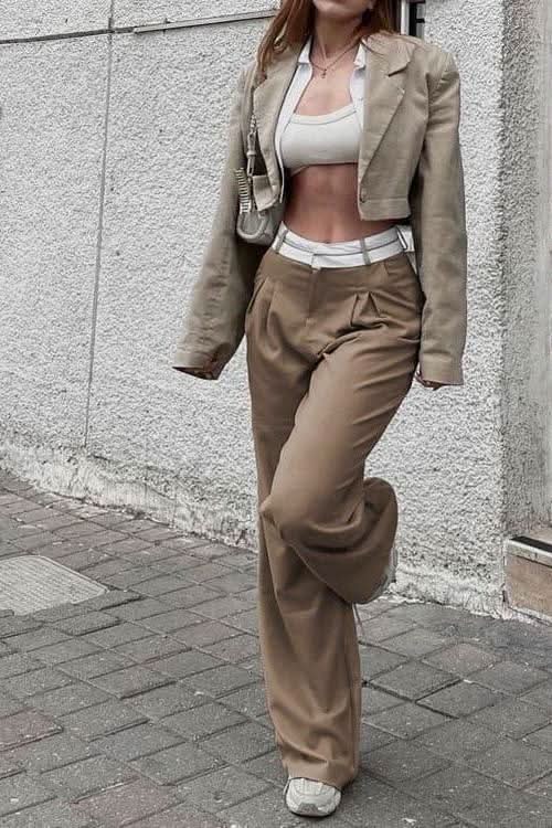 Casual mopping pants - Detail