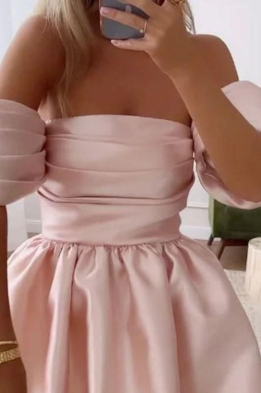 Feifei sleeve tube top fashion pleated dress - Detail