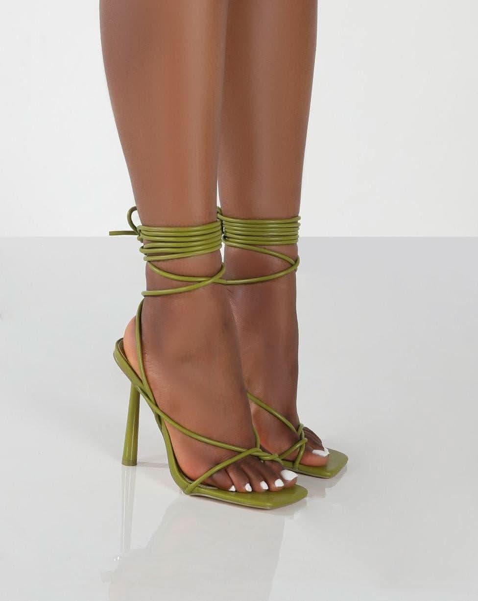Candy Color Stiletto Sandals - Image 13