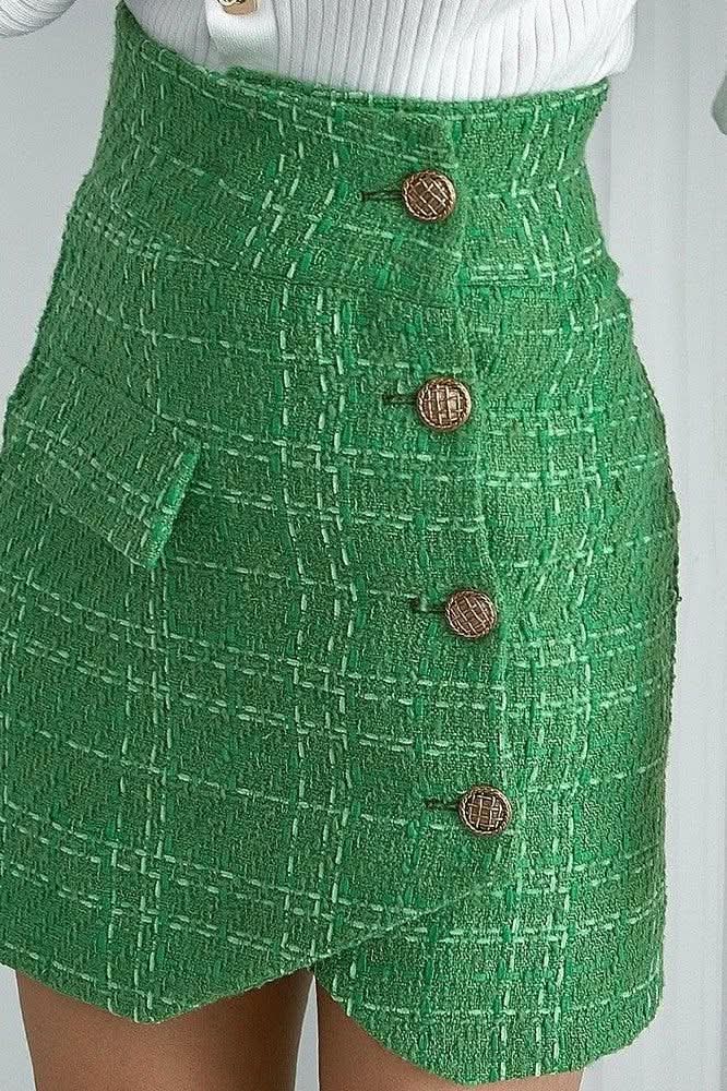Tweed hip skirt - Detail