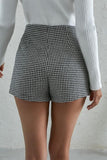 College style luxury classic houndstooth skirt - The Woman Concept