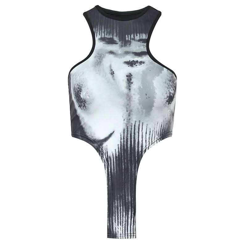 Street casual printed top - Image 5