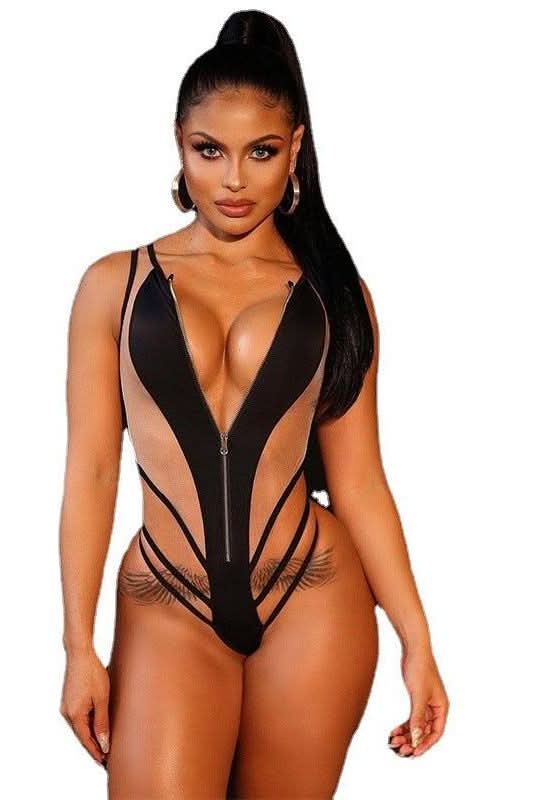 American mesh tight hip bodysuit - Image 9