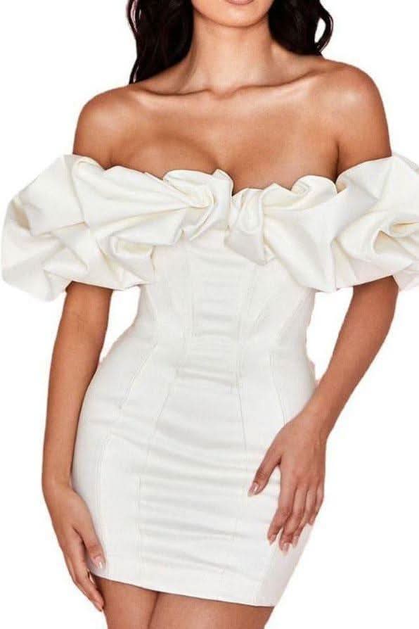 Ruffled one-shoulder dress - Image 10