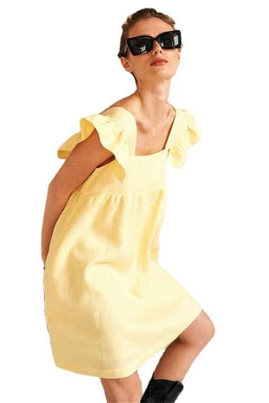 High waist ruffle dress - Image 4