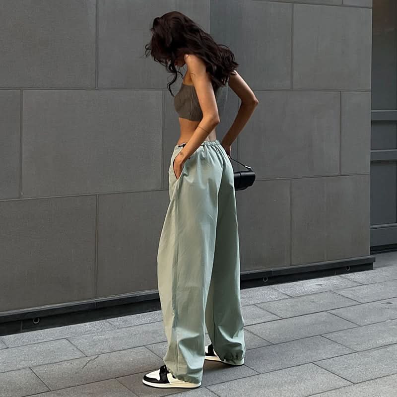 American street simple loose pants - Image 7