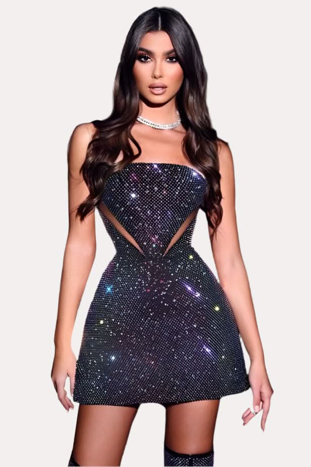 Unique Off-Shoulder Slim Mini Bandage Dress for Casual Elegance The Woman Concept Unique Off-Shoulder Slim Mini Bandage Dress for Casual Elegance The Woman Concept