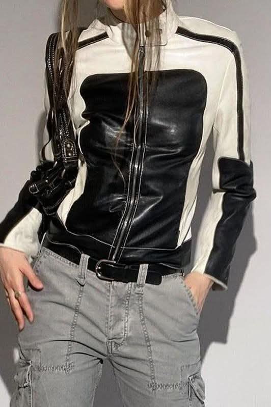 American Vintage motorcycle jacket - Front View