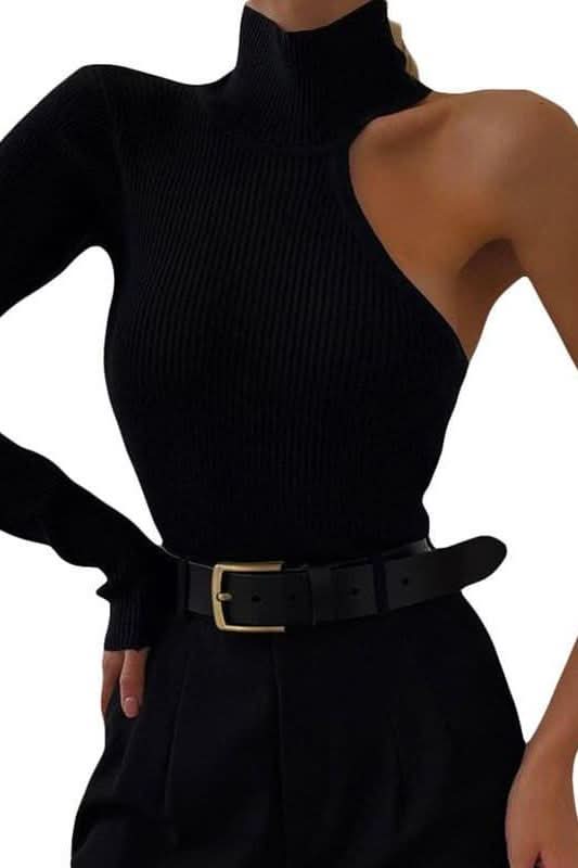 Single-sleeve irregular jumpsuit - Image 4