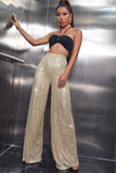 Casual sequined loose drape pants