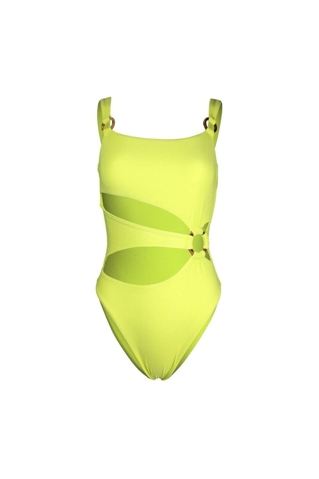 One-piece ring connection hollow swimsuit - Image 5