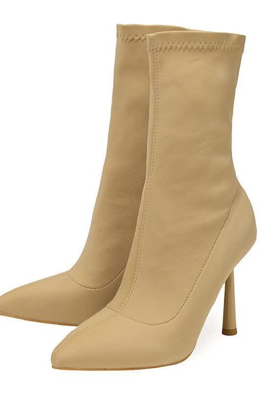 Elastic short thin short boots - Image 5