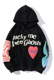 Graffiti Letter Print Hoodie