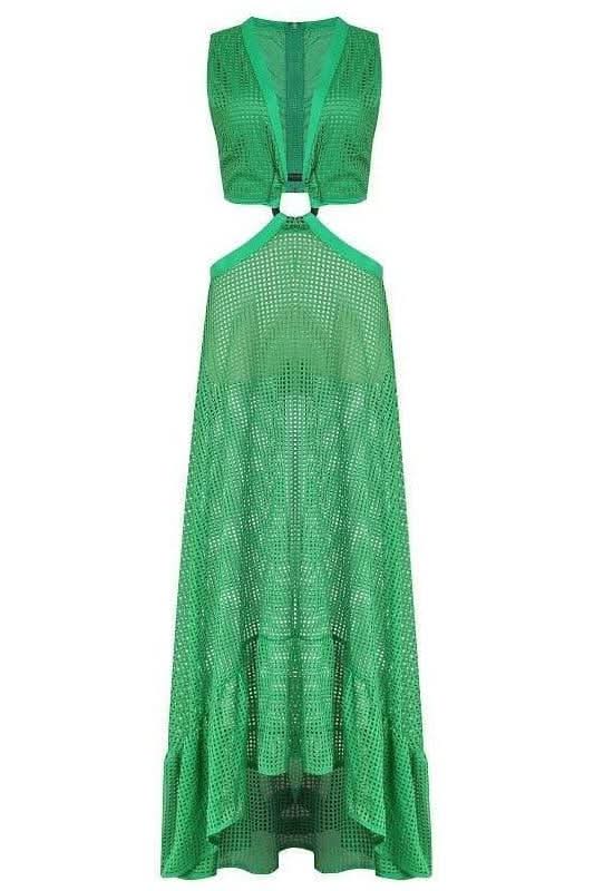 Green mesh dress - Image 5