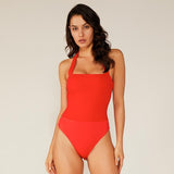 Red Bodysuit - the woman concept